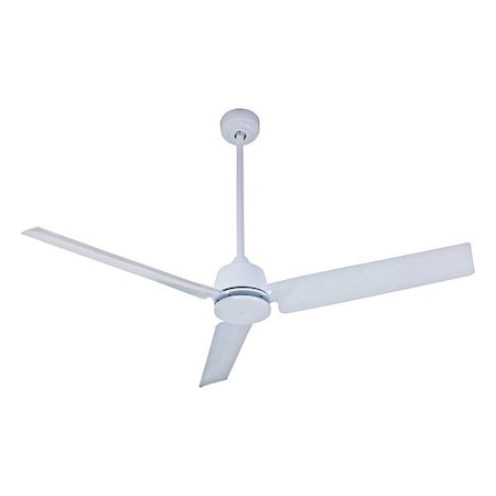 Dayton 855H24 - Ceiling Fan, White, 56 in Dia, 3 Blade