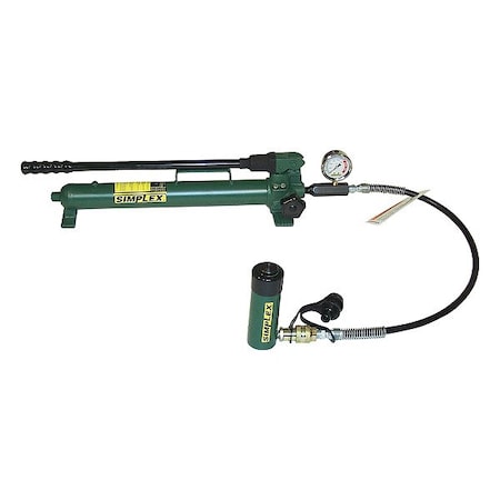 Simplex ST102A - Cylinder and Hand Pump Set,Single Acting