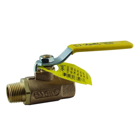 Apollo Valves 7080201 - 3/8" FNPT x MNPT Bronze Ball Valve Inline