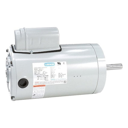 Leeson A009644.00 - Farm Duty Motor, Permanent Split Capacitor, 1 HP, 230 V AC, 825 Nameplate RPM, 56 CZ Frame