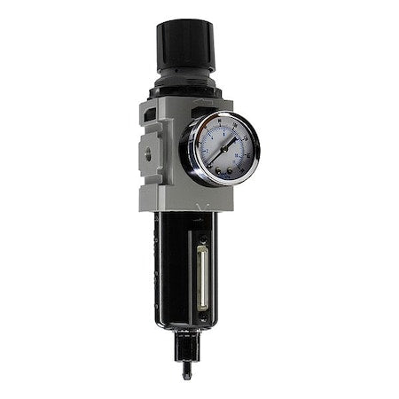 Wilkerson B18-04-FLG0B - Filter/Regulator,Aluminum,Manual Drain