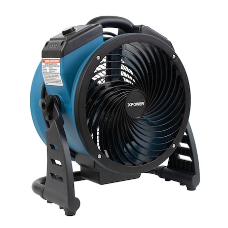 Xpower FC-150B - FC-150 B Dual Power AC/DC Corded/Cordless Rechargeable 11" Brushless DC Motor Air Circulator