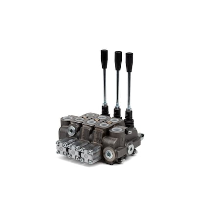 Hydro Custom 228316 - BSV-3 13 GPM Section Control Valve Assembly - 3 Spool, Lever Control, 228316