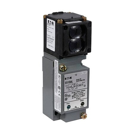 Eaton E51ALP1 - Retroreflective Photoelectric Sensor, Screw Terminal, Right Angle, Rectangular, AC/DC-Type