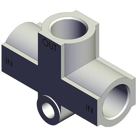 Smc VR1220-02 - SHUTTLE VALVE W/O FITTING
