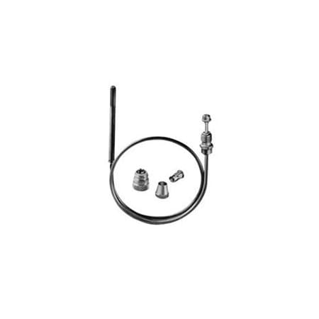 Robertshaw 1970-060 - Thermocouple, 20 to 30m V, 60" L., Threaded, Low Mass/Quick Dropout Thermocouple