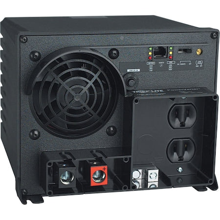 Tripp Lite PV1250FC - Power Inverter, Modified Sine Wave, 2,500 W Peak, 1,250 W Continuous, 2 Outlets