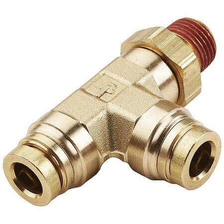 Parker VS171PTC-6-6 - Brass DOT Push-to-Connect Fitting, Brass, Gold