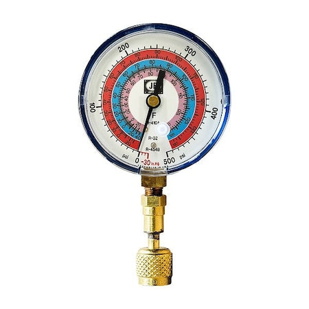 Jb Industries QC-G861 - Test Gauge,Blue,Brass,Glow-in-the-Dark