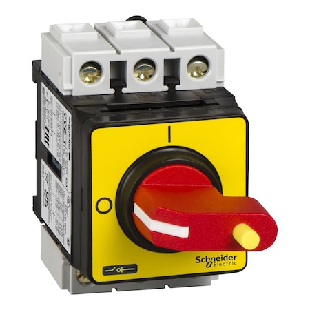 Square D VVE0 - Manual Motor Switch, 20 A, 3 P, Phase, Rotary Handle, Te Sys VARIO Series