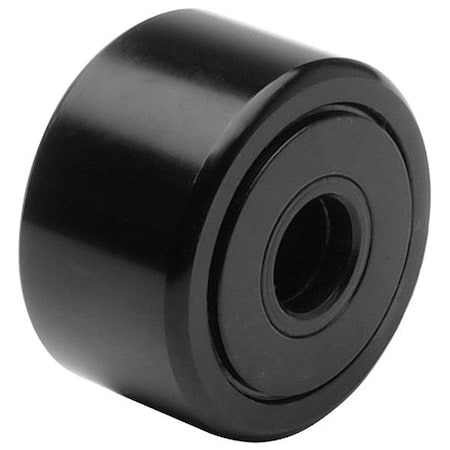 Smith Bearing BYR-3/4-X - Double Sealed Cam Follower, Flat, Plastic, 3/4 in Dia, 1/2 in Wd, 1/4 in Bore Dia