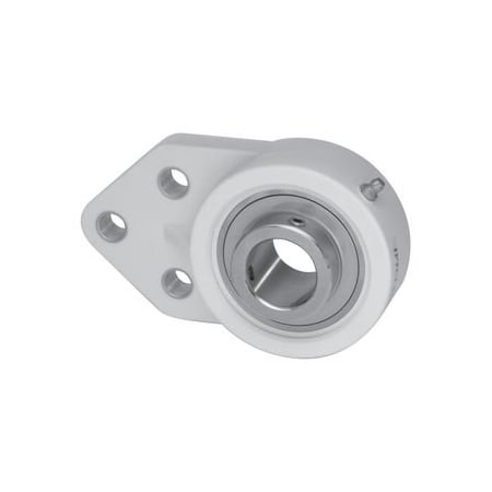 Iptci CUCTFB207-20 - 3-Bolt Flange Ball Bearing Mounted Unit