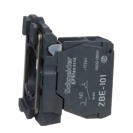 Schneider Electric ZB5AZ101 - 1 NO with Body/Fixing Collar Push Button Contact Block