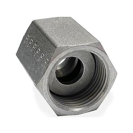 Parker 4 TLFA-S - Nut, Steel, O-Ring Face Seal, 1/4 in