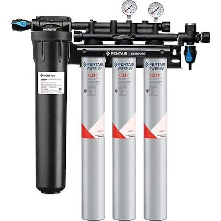 Pentair Everpure EV976123 -75 - Water Filtration System,3/4 in,FNPT