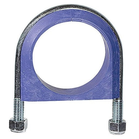Zsi HTUB312PA6 - U-Bolt Pipe Clamp,6.32"H,SS,3.5"Pipe Size