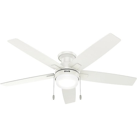 Hunter 52835 - Ceiling Fan,Gray/White,52in Dia,5 Blade