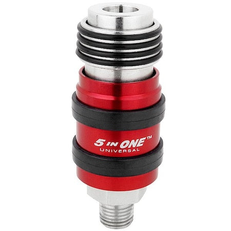 Milton 1751 - Safety Coupler Set,1/4" Sz,PK5