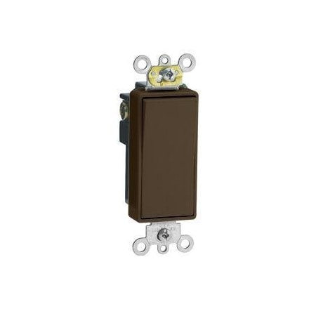 Leviton 5691-2 - Decora Plus Rocker Single-Pole 15 A Br