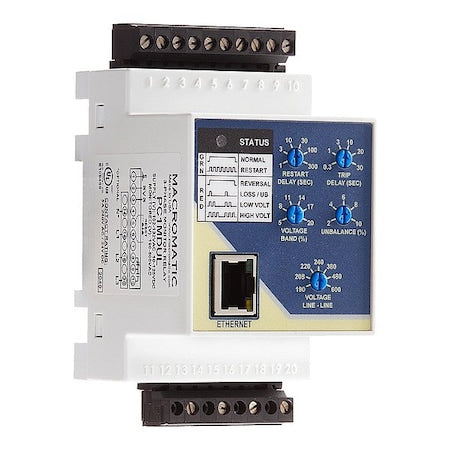 Macromatic PC1MDUL-G - Comm Phase Rely,20 Pin,10-132 VDC/102-132 VAC