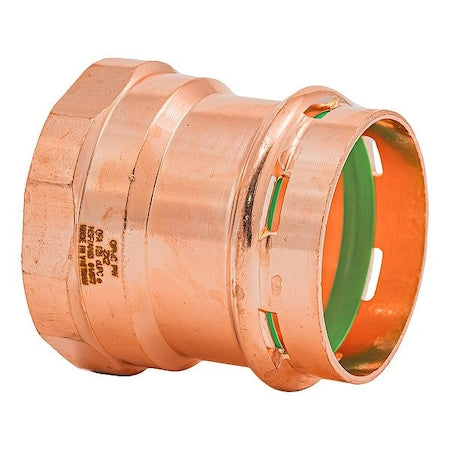 Quickfitting Surepress SPWF66R - Strt, Copper, Press-fit 2 in, FNPT 2 in
