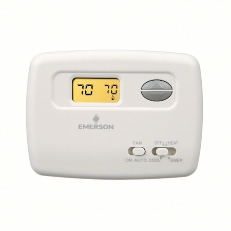 Emerson 1F79-111 - Thermostat, 2 H, 1 C, Hardwired, 24 VAC