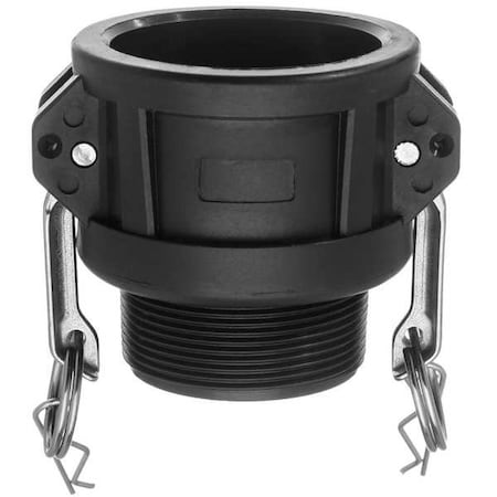 Usa Industrials BULK-CGF-368 - Cam/Groove Fitting,Socket,MNPT,3-3/16" L