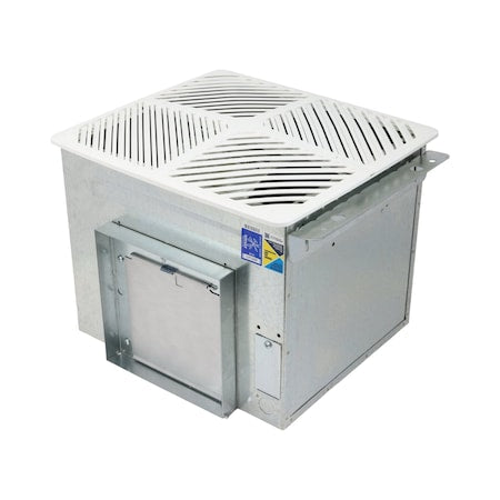 Dayton 60RG36 - Bath Exhaust Fan, 274 cfm cfm, 8 in Duct Dia., 115 V, With Light