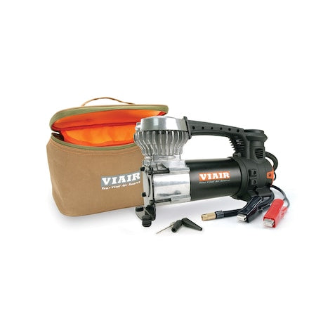 Viair 87 - 87 P Portable Compressor Kit (85 P, Power Cord with Battery Clamps, Carry Bag, for UP to 31" Tires)