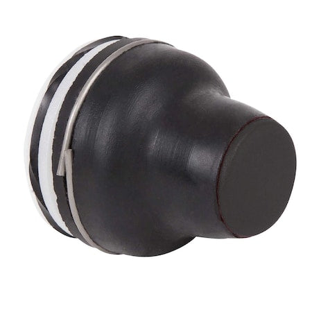 Schneider Electric XACB9112 - Head for push button, Harmony XAC, plastic, black, booted, operating travel 4mm, 25.+ 70 degree C