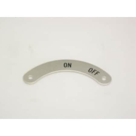 Rees 09005050 - Standard Legend Plate,On-Off