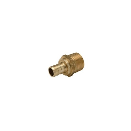 Zurn QQMC33GX - Straight, Brass, Barbed 1/2", MNPT 1/2"