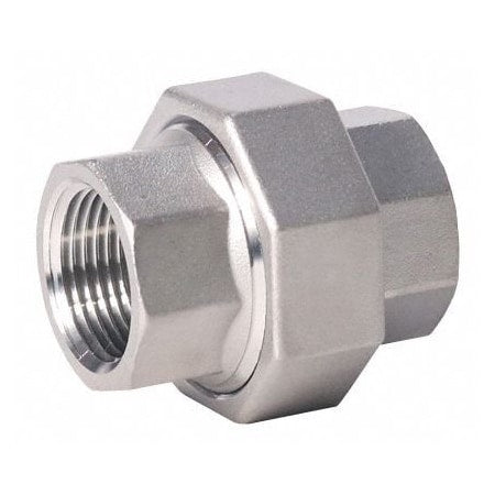 400U111N010 - 304 Stainless Steel Union, 1 in x 1 in Fitting Pipe Size, Female NPT x Female NPT, Class 150