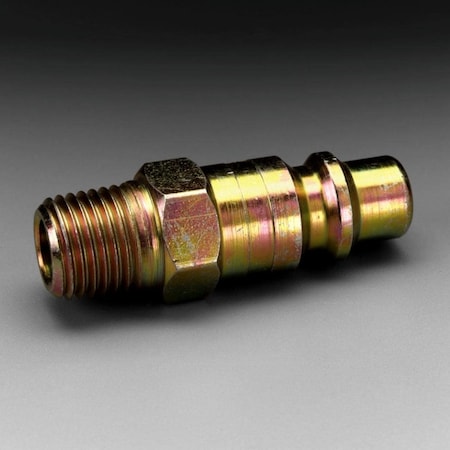 3M W-3252-2 - Quick Connect Plug, Industrial Interchange, Air Regulating Valve, 3/8 in Body, 1/4 in MPT