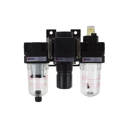 Coilhose Pneumatics 29-3C38-00 - F/R Duo Compact 3/8" W/Square Gage Manual