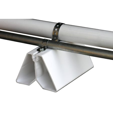 Portals Plus 34105 - Pedestal Plus Pipe Support With Plumber Strap