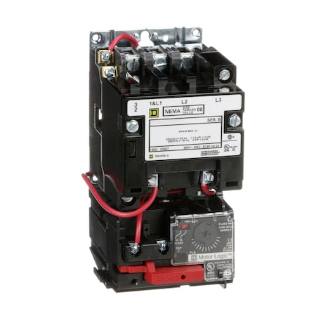 Square D 8536SAO12V02H308S - Overload Relay, No Auxiliary Contacts, 110 V-120 V AC, 3 P, Non-Reversing, Screw Clamp