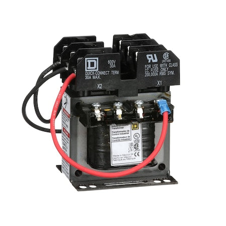 Square D 9070TF50D23 - Control Transformer, 50 VA, Not Rated, 24 V AC, 120/240 V AC