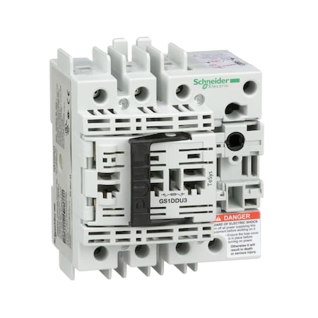 Schneider Electric GS1DDU3 - Disconnect Switch, Fusible, 3 P, External Frontal