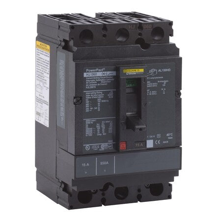 Square D HJL26020 - Molded Case Circuit Breaker, POWERPACT H Series, 20 A, 2 Pole, 600 V AC, 100k A at 240 V AC
