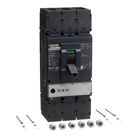 Square D LGL36400CU31X - Molded Case Circuit Breaker, POWERPACT L Series, 400 A, 3 Pole, 600 V AC, 65k A at 240 V AC