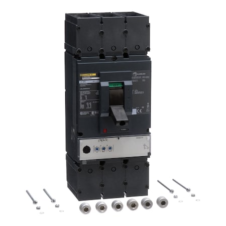 Square D LGL36400U31X - Molded Case Circuit Breaker, POWERPACT L Series, 400 A, 3 Pole, 600 V AC, 65k A at 240 V AC