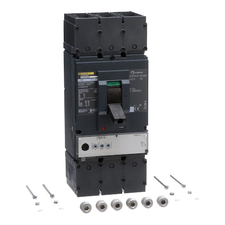 Square D LJL36600U31X - Molded Case Circuit Breaker, POWERPACT L Series, 600 A, 3 Pole, 600 V AC, 100k A at 240 V AC