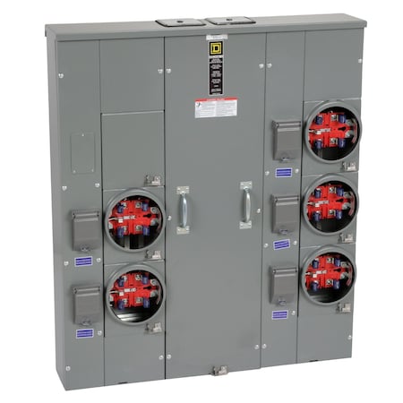 Square D MPR55125 - Meter Main, MPR, 120/240 V AC, Main Lug, 1 Phase