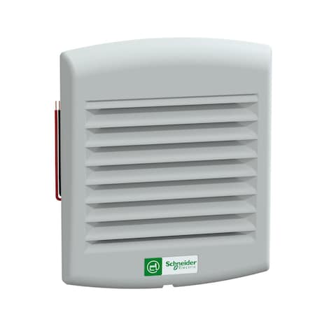 Schneider Electric NSYCVF38M24DPF - Clima Sys forced vent. IP54, 58m3/h, 24 V DC, with outlet grille and filter G2