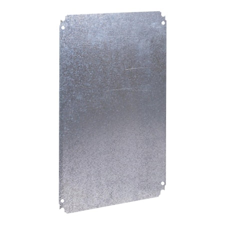 Schneider Electric NSYMM88 - Plain mounting plate H800x W800mm made of galvanised sheet steel