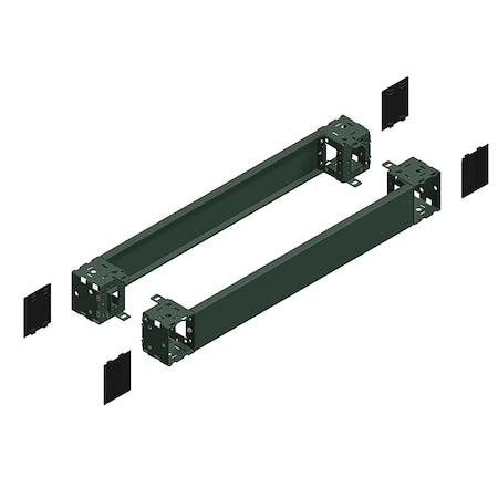 Schneider Electric NSYSPF4100 - Front & rear plinth, Panel Se T SFN, Spacial SF, for electrical enclosure W400mm, plinth H100mm