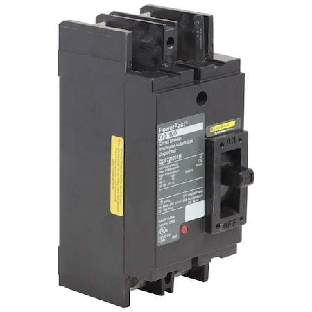 Square D QJP22070TM - Molded Case Circuit Breaker, POWERPACT Q Series, 70 A, 2 Pole, 240 V AC, 100k A at 240 V AC