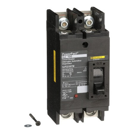 Square D QJP22125TM - Molded Case Circuit Breaker, POWERPACT Q Series, 125 A, 2 Pole, 240 V AC, 100k A at 240 V AC