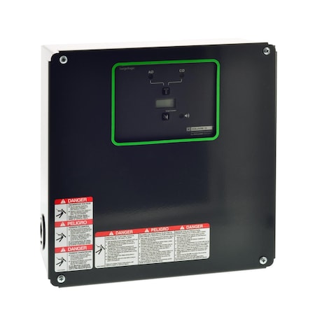 Square D SSP03EMA12 - Surge Protection Device, 3 Phase, 120/240 V AC, 4 Wires, 120 k A